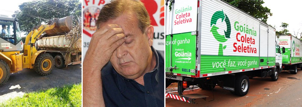 Entre os veículos recolhidos pela empresa Ita, que tentar receber da prefeitura R$ 40 milhões referentes a 11 meses de aluguel, está o sedan utilizado por Paulo Garcia (PT); episódio reflete descontrole financeiro do Paço Municipal, cuja dívida chega a R$ 334 milhões; na frota de 500 veículos, além do carro oficial estão caminhões da coleta de lixo reciclável e da manutenção da iluminação pública; empresa demitiu 500 funcionários e não aceitou proposta de renegociação; para piorar, nesta quinta-feira (29) servidores fazem assembleia e há possibilidade de greve geral do funcionalismo (Foto: José Barbacena) Entre os veículos recolhidos pela empresa Ita, que tentar receber da prefeitura R$ 40 milhões referentes a 11 meses de aluguel, está o sedan utilizado por Paulo Garcia (PT); episódio reflete descontrole financeiro do Paço Municipal, cuja dívida chega a R$ 334 milhões; na frota de 500 veículos, além do carro oficial estão caminhões da coleta de lixo reciclável e da manutenção da iluminação pública; empresa demitiu 500 funcionários e não aceitou proposta de renegociação; para piorar, nesta quinta-feira (29) servidores fazem assembleia e há possibilidade de greve geral do funcionalismo