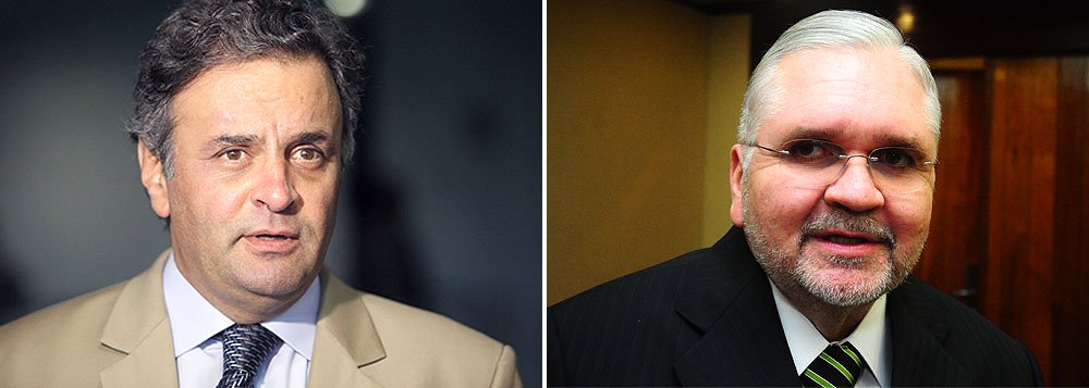 No dia 23 de julho, o ex-procurador-geral da República, Roberto Gurgel, que deixou ontem o cargo, decidiu arquivar um pedido de investigação contra o senador Aécio Neves (PSDB-MG), que será o candidato tucano ao Palácio do Planalto, em 2014. “Os documentos constantes dos autos comprovam que o representado declarou o seu patrimônio à Justiça Eleitoral. Tanto assim é verdade que a relação de bens apresentada pelos noticiantes foi extraída exatamente do site do Tribunal Superior Eleitoral”, disse o procurador em seu parecer; decisão deve alimentar discussões acaloradas no meio político sobre a conduta de Gurgel, independente do mérito da questão (Foto: Leonardo Attuch) www.brasil247.com - No dia 23 de julho, o ex-procurador-geral da República, Roberto Gurgel, que deixou ontem o cargo, decidiu arquivar um pedido de investigação contra o senador Aécio Neves (PSDB-MG), que será o candidato tucano ao Palácio do Planalto, em 2014. “Os documentos constantes dos autos comprovam que o representado declarou o seu patrimônio à Justiça Eleitoral. Tanto assim é verdade que a relação de bens apresentada pelos noticiantes foi extraída exatamente do site do Tribunal Superior Eleitoral”, disse o procurador em seu parecer; decisão deve alimentar discussões acaloradas no meio político sobre a conduta de Gurgel, independente do mérito da questão