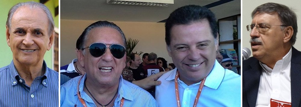 Marqueteiros e especialistas em pesquisas sustentam que o governador tucano, que lidera a corrida eleitoral, leva vantagem com a desistência dos peemedebistas Júnior Friboi e Iris Rezende; partido está mergulhado num vácuo político que poderá comprometer o desempenho nas eleições deste ano; já Marconi segue em franca recuperação da imagem, com inaugurações de obras e constantes visitas ao interior, com reflexos positivos nos números eleitorais; mesmo na Capital, maior reduto da oposição, a popularidade do governador começa a crescer, sintomaticamente (Foto: Realle Palazzo-Martini) Marqueteiros e especialistas em pesquisas sustentam que o governador tucano, que lidera a corrida eleitoral, leva vantagem com a desistência dos peemedebistas Júnior Friboi e Iris Rezende; partido está mergulhado num vácuo político que poderá comprometer o desempenho nas eleições deste ano; já Marconi segue em franca recuperação da imagem, com inaugurações de obras e constantes visitas ao interior, com reflexos positivos nos números eleitorais; mesmo na Capital, maior reduto da oposição, a popularidade do governador começa a crescer, sintomaticamente