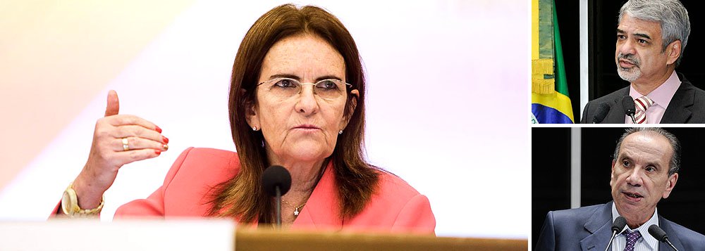 Nesta terça, a presidente da Petrobras, Graça Foster, irá ao Congresso para tratar não só de Pasadena, mas de vários temas, como o escândalo envolvendo o ex-diretor Paulo Roberto Costa; se for bem, o pedido de CPI, proposto por parlamentares da oposição, poderá ser esvaziado; “A expectativa é que ela possa tirar as dúvidas, responder às questões levantadas no próprio Senado", diz o senador governista Humberto Costa (PT-PE); "O comparecimento voluntário perante uma comissão sempre ajuda; é sempre positivo", afirma o oposicionista Aloysio Nunes (PSDB-SP) (Foto: Leonardo Attuch) Nesta terça, a presidente da Petrobras, Graça Foster, irá ao Congresso para tratar não só de Pasadena, mas de vários temas, como o escândalo envolvendo o ex-diretor Paulo Roberto Costa; se for bem, o pedido de CPI, proposto por parlamentares da oposição, poderá ser esvaziado; “A expectativa é que ela possa tirar as dúvidas, responder às questões levantadas no próprio Senado", diz o senador governista Humberto Costa (PT-PE); "O comparecimento voluntário perante uma comissão sempre ajuda; é sempre positivo", afirma o oposicionista Aloysio Nunes (PSDB-SP)