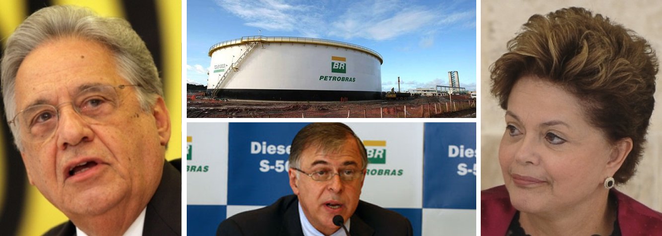 Ex-presidente Fernando Henrique Cardoso cobra presidente Dilma Rousseff sobre a delação premiada feita por Paulo Roberto Costa, ex-diretor da Petrobras; "Não é um caso, são muitos, não é uma prática, é uma constante, não é um desvio, é quase que uma regra, e eu acho que ela precisa dar explicações mais consistentes", afirmou; tucano disse ainda que a estatal "caiu nas mãos da política partidária"; episódios da era FHC na Petrobras, como a troca de ativos com a Repsol, também estão sendo investigados pela CPMI no Congresso (Foto: Gisele Federicce) Ex-presidente Fernando Henrique Cardoso cobra presidente Dilma Rousseff sobre a delação premiada feita por Paulo Roberto Costa, ex-diretor da Petrobras; "Não é um caso, são muitos, não é uma prática, é uma constante, não é um desvio, é quase que uma regra, e eu acho que ela precisa dar explicações mais consistentes", afirmou; tucano disse ainda que a estatal "caiu nas mãos da política partidária"; episódios da era FHC na Petrobras, como a troca de ativos com a Repsol, também estão sendo investigados pela CPMI no Congresso