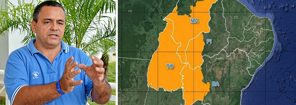 A região do Matopiba, criada nessa quarta-feira, 7, pela presidente Dilma Rousseff, conta com uma área de cerca de 73 milhões de hectares, da qual 38% pertencente ao Estado do Tocantins; conforme o engenheiro agrônomo da Secretaria de Agricultura e Pecuária do Estado, Corombert Leão de Oliveira, o Tocantins conta com maior potencial de crescimento; "O Estado tem um potencial de cerca de oito milhões de áreas agricultáveis para crescer, estamos criando as melhores condições de navegabilidade pelos rios para exportar cargas até o oceano", explicou; comparado com a safra anterior, a produção de grãos na região deve crescer 4,37% (Foto: Aquiles Lins) A região do Matopiba, criada nessa quarta-feira, 7, pela presidente Dilma Rousseff, conta com uma área de cerca de 73 milhões de hectares, da qual 38% pertencente ao Estado do Tocantins; conforme o engenheiro agrônomo da Secretaria de Agricultura e Pecuária do Estado, Corombert Leão de Oliveira, o Tocantins conta com maior potencial de crescimento; "O Estado tem um potencial de cerca de oito milhões de áreas agricultáveis para crescer, estamos criando as melhores condições de navegabilidade pelos rios para exportar cargas até o oceano", explicou; comparado com a safra anterior, a produção de grãos na região deve crescer 4,37%