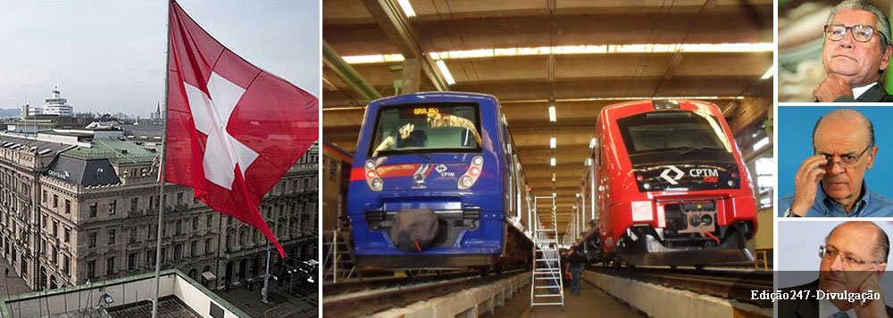 Recursos foram depositados na conta de um ex-diretor da Companhia Paulista de Trens Metropolitanos em 1997 e 1998, anos em que São Paulo era governada pelo tucano Mario Covas; de acordo com os promotores suíços, dinheiro tem origem em esquema de corrupção para favorecer a multinacional francesa; de acordo com as denúncias, propinoduto inaugurado no governo Covas teria sido mantido nas gestões de José Serra e Geraldo Alckmin; furo de reportagem é do jornalista Fausto Macedo (Foto: Leonardo Attuch) www.brasil247.com - Recursos foram depositados na conta de um ex-diretor da Companhia Paulista de Trens Metropolitanos em 1997 e 1998, anos em que São Paulo era governada pelo tucano Mario Covas; de acordo com os promotores suíços, dinheiro tem origem em esquema de corrupção para favorecer a multinacional francesa; de acordo com as denúncias, propinoduto inaugurado no governo Covas teria sido mantido nas gestões de José Serra e Geraldo Alckmin; furo de reportagem é do jornalista Fausto Macedo