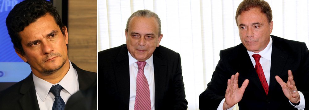 Ontem, depois que o juiz Sergio Moro decretou mais uma prisão preventiva do operador Fernando Baiano, em razão de novas provas que surgiram sobre o pagamento de R$ 10 milhões ao ex-presidente do PSDB Sergio Guerra, para que uma CPI da Petrobras fosse encerrada, cresceu a pressão sobre o senador Alvaro Dias (PSDB-PR); o motivo: Dias, além de autor do requerimento da CPI, foi quem a enterrou em 2009, numa coletiva com Sergio Guerra; ao 247, ele negou ter fechado a CPI por dinheiro: "A maioria governista impedia as investigações", disse; recentemente, ele postou no Facebook um cartaz com os dizeres 'Je suis Sergio Moro'; para o jornalista Fernando Brito, editor do Tijolaço, Moro teria provas contra um tucano morto e um "que se finge de morto", numa referência a Dias (Foto: Gisele Federicce) Ontem, depois que o juiz Sergio Moro decretou mais uma prisão preventiva do operador Fernando Baiano, em razão de novas provas que surgiram sobre o pagamento de R$ 10 milhões ao ex-presidente do PSDB Sergio Guerra, para que uma CPI da Petrobras fosse encerrada, cresceu a pressão sobre o senador Alvaro Dias (PSDB-PR); o motivo: Dias, além de autor do requerimento da CPI, foi quem a enterrou em 2009, numa coletiva com Sergio Guerra; ao 247, ele negou ter fechado a CPI por dinheiro: "A maioria governista impedia as investigações", disse; recentemente, ele postou no Facebook um cartaz com os dizeres 'Je suis Sergio Moro'; para o jornalista Fernando Brito, editor do Tijolaço, Moro teria provas contra um tucano morto e um "que se finge de morto", numa referência a Dias