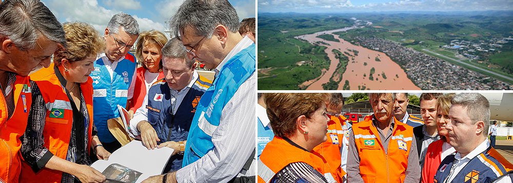 Presidente saiu da Base Naval de Aratu, próximo a Salvador, onde passará o réveillon com a família, para sobrevoar as áreas afetadas pelas chuvas no Estado; de acordo com o ministro da Integração Nacional, Francisco José Teixeira, ela vai oferecer ajuda ao governador Antonio Anastasia (PSDB); MG tem quase 10 mil pessoas fora de casa (Foto: Roberta Namour) Presidente saiu da Base Naval de Aratu, próximo a Salvador, onde passará o réveillon com a família, para sobrevoar as áreas afetadas pelas chuvas no Estado; de acordo com o ministro da Integração Nacional, Francisco José Teixeira, ela vai oferecer ajuda ao governador Antonio Anastasia (PSDB); MG tem quase 10 mil pessoas fora de casa