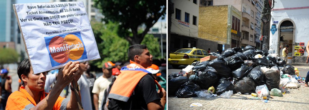Companhia Municipal de Limpeza Urbana do Rio e o Sindicato que representa a categoria anunciaram um acordo que poderá colocar fim à paralisação parcial iniciada há alguns dias; proposta garante 9% de aumento salarial para os cerca de 15 mil varredores, que passariam ter, a partir de abril, piso salarial de R$ 874,79 mais 40% de adicional de insalubridade, totalizando R$ 1.224,70 (Foto: Gisele Federicce) Companhia Municipal de Limpeza Urbana do Rio e o Sindicato que representa a categoria anunciaram um acordo que poderá colocar fim à paralisação parcial iniciada há alguns dias; proposta garante 9% de aumento salarial para os cerca de 15 mil varredores, que passariam ter, a partir de abril, piso salarial de R$ 874,79 mais 40% de adicional de insalubridade, totalizando R$ 1.224,70