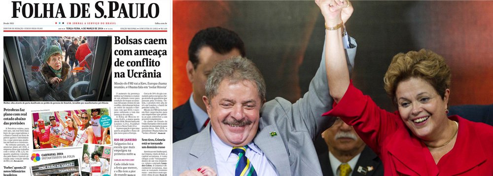 Jornal de Otavio Frias atribui aos dois mandatos de Lula, "que obteve reconhecidos êxitos na elevação do padrão de vida dos mais pobres", a consolidação do que chama de âncora político-eleitoral que garante vantagem expressiva a presidente Dilma Rousseff em 2014; quanto a seus adversários, diz que Aécio Neves (PSDB), Eduardo Campos e Marina Silva, ambos pelo PSB, têm falhado ao se apresentar como alternativas convincentes para esses setores de renda mais baixa (Foto: Roberta Namour) Jornal de Otavio Frias atribui aos dois mandatos de Lula, "que obteve reconhecidos êxitos na elevação do padrão de vida dos mais pobres", a consolidação do que chama de âncora político-eleitoral que garante vantagem expressiva a presidente Dilma Rousseff em 2014; quanto a seus adversários, diz que Aécio Neves (PSDB), Eduardo Campos e Marina Silva, ambos pelo PSB, têm falhado ao se apresentar como alternativas convincentes para esses setores de renda mais baixa