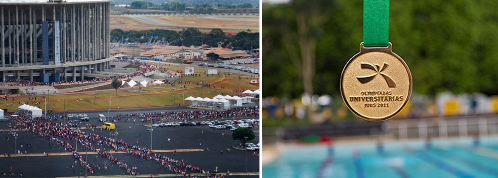 Os investimentos previstos para as áreas de desporto e lazer no Distrito Federal este ano chegam a R$ 97,5 milhões; o aporte contempla a Gymnasíade (Olimpíadas Escolares Mundiais), a Copa do Mundo, as Olimpíadas e a candidatura à Universíade (Olimpíadas Universitárias Mundiais) (Foto: Leonardo Lucena) Os investimentos previstos para as áreas de desporto e lazer no Distrito Federal este ano chegam a R$ 97,5 milhões; o aporte contempla a Gymnasíade (Olimpíadas Escolares Mundiais), a Copa do Mundo, as Olimpíadas e a candidatura à Universíade (Olimpíadas Universitárias Mundiais)