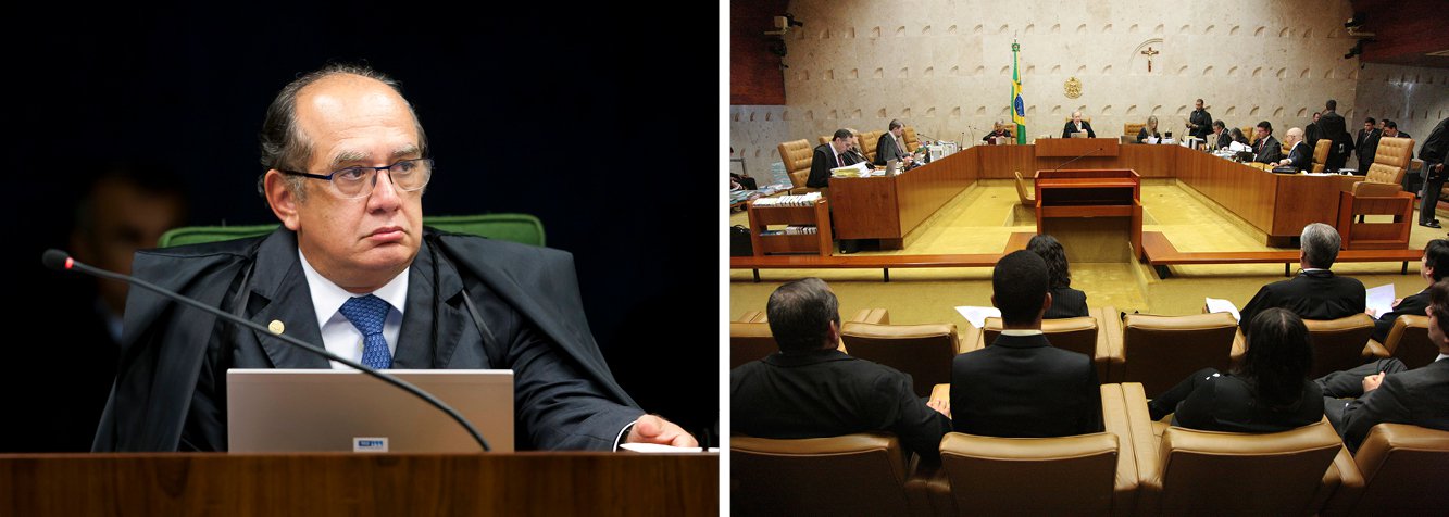 O ministro Gilmar Mendes apresentou nesta terça-feira, 10, proposta que, na prática, impedirá a atuação no julgamento da Lava Jato do novo ministro a ser indicado pela presidente Dilma Rousseff para a vaga ainda não preenchida de Joaquim Barbosa; Gilmar propôs que a Segunda Turma do STF, que vai julgar as futuras ações penais decorrentes da Operação Lava Jato contra deputados e senadores, receba um dos ministros da Primeira Turma da Corte; medida ainda depende de autorização do presidente do STF, Ricardo Lewandowski (Foto: Aquiles Lins) O ministro Gilmar Mendes apresentou nesta terça-feira, 10, proposta que, na prática, impedirá a atuação no julgamento da Lava Jato do novo ministro a ser indicado pela presidente Dilma Rousseff para a vaga ainda não preenchida de Joaquim Barbosa; Gilmar propôs que a Segunda Turma do STF, que vai julgar as futuras ações penais decorrentes da Operação Lava Jato contra deputados e senadores, receba um dos ministros da Primeira Turma da Corte; medida ainda depende de autorização do presidente do STF, Ricardo Lewandowski