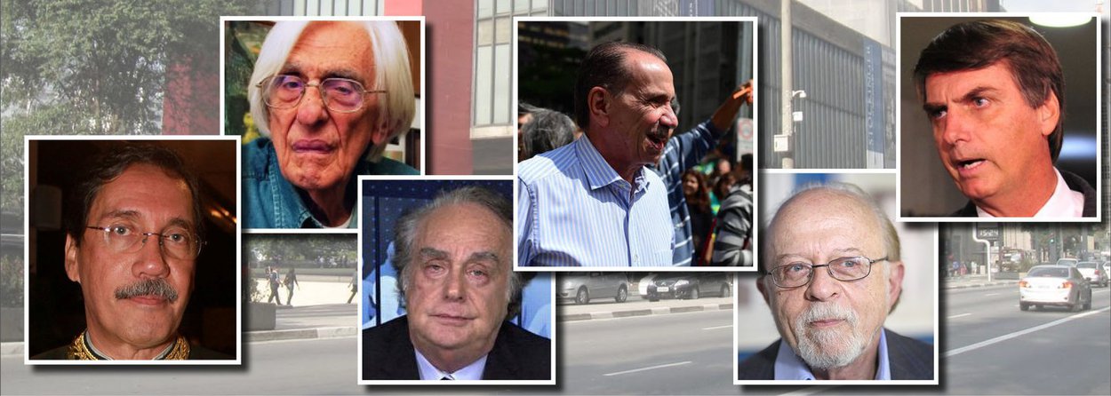 Rascunhos pela exceção produzidos, na mídia, pela trinca Merval Pereira, Ferreira Gullar e Arnaldo Jabor despertam repulsa; chamados à radicalização feitos pelo senador Aloysio Nunes e ex-governador Alberto Goldman os equiparam ao deputado Jair Bolsonaro; povo não corresponde a impulsos golpistas; falta de ressonância política à pregação da quebra da ordem mostra que arautos do caos estão isolados (Foto: Aline Lima) www.brasil247.com - Rascunhos pela exceção produzidos, na mídia, pela trinca Merval Pereira, Ferreira Gullar e Arnaldo Jabor despertam repulsa; chamados à radicalização feitos pelo senador Aloysio Nunes e ex-governador Alberto Goldman os equiparam ao deputado Jair Bolsonaro; povo não corresponde a impulsos golpistas; falta de ressonância política à pregação da quebra da ordem mostra que arautos do caos estão isolados