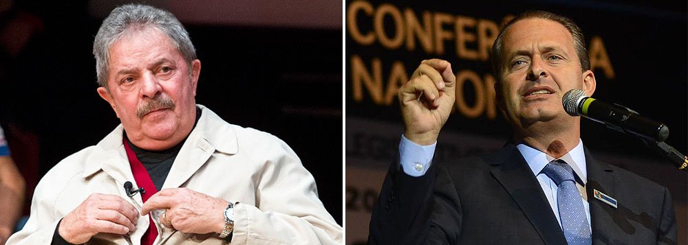 Além de ter reforçar que nunca pensou em disputar a eleição no lugar da presidente Dilma, o ex-presidente Lula disse não acreditar que o presidenciável pelo PSB, Eduardo Campos, não chegará ao segundo turno; "Eu acho que, em um segundo turno, (o adversário) será tucano. O PSDB tem base partidária mais organizada, governam São Paulo, Paraná, alguns estados importantes do Nordeste, e tem mais tradição de palanque", disse à revista Carta Capital; "A campanha do Eduardo vai ser mais difícil do que em 1989" (Foto: Leonardo Lucena) Além de ter reforçar que nunca pensou em disputar a eleição no lugar da presidente Dilma, o ex-presidente Lula disse não acreditar que o presidenciável pelo PSB, Eduardo Campos, não chegará ao segundo turno; "Eu acho que, em um segundo turno, (o adversário) será tucano. O PSDB tem base partidária mais organizada, governam São Paulo, Paraná, alguns estados importantes do Nordeste, e tem mais tradição de palanque", disse à revista Carta Capital; "A campanha do Eduardo vai ser mais difícil do que em 1989"