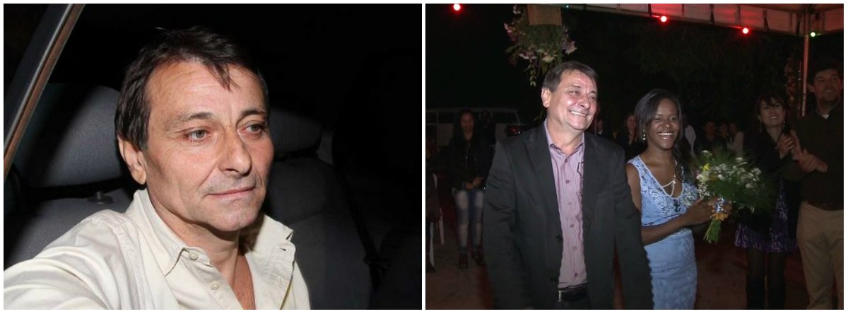 Casamento do ex-ativista italiano aconteceu na noite deste sábado 27, em um camping na cidade de Cananéia, no Vale do Ribeira; cerimônia umbandista, sem luxo, durou cerca de 15 minutos e foi organizada por amigos do casal; Cesare Battisti anunciou que deve lançar em breve um novo livro com suas histórias (Foto: Gisele Federicce) Casamento do ex-ativista italiano aconteceu na noite deste sábado 27, em um camping na cidade de Cananéia, no Vale do Ribeira; cerimônia umbandista, sem luxo, durou cerca de 15 minutos e foi organizada por amigos do casal; Cesare Battisti anunciou que deve lançar em breve um novo livro com suas histórias