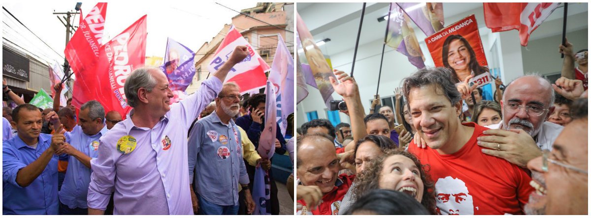 O golpe vai fechar com Ciro contra Haddad (Foto: Dir.: Stuckert) O golpe vai fechar com Ciro contra Haddad