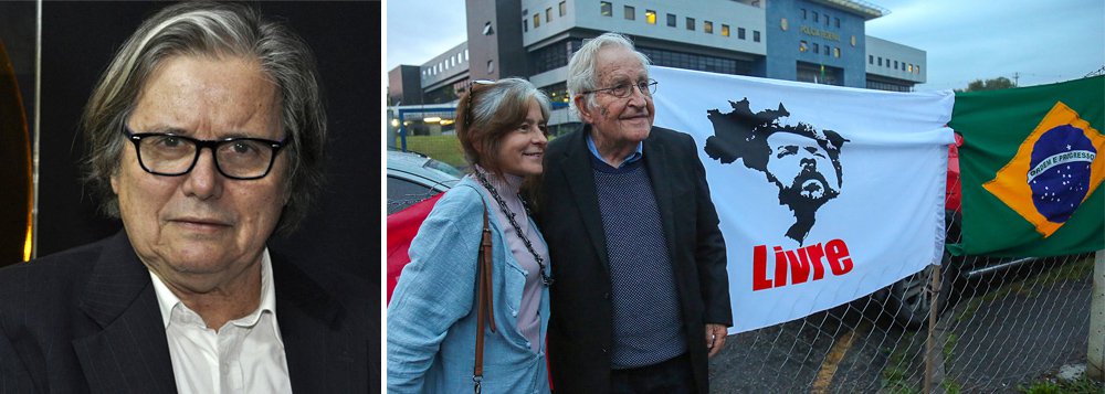PML: visita de Chomsky a Lula refirma grandeza mundial do ex-presidente PML: visita de Chomsky a Lula refirma grandeza mundial do ex-presidente