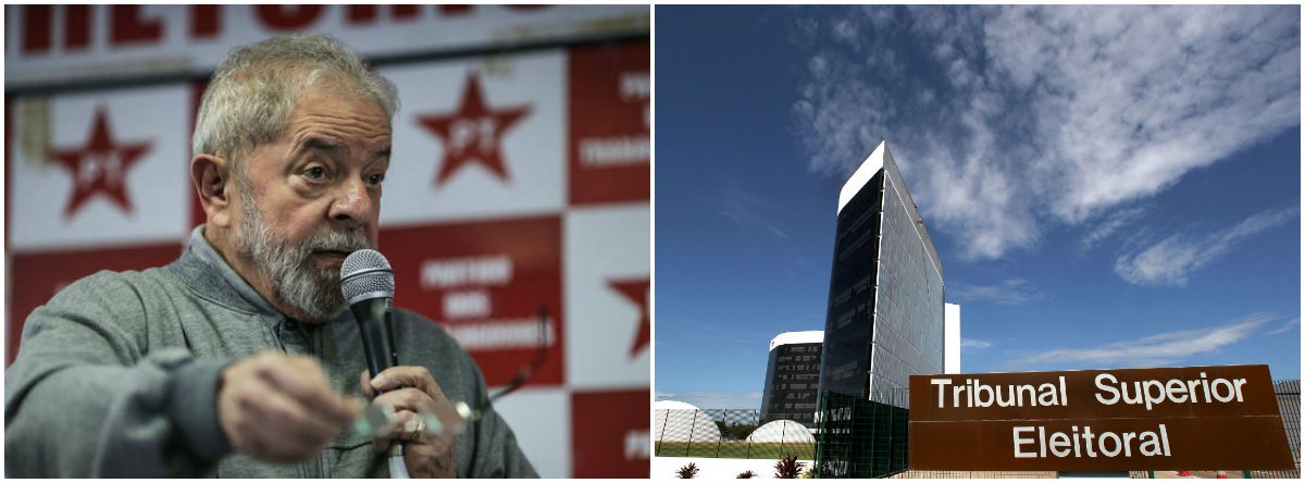 1,4 mil candidatos concorrem sub júdice; Lula não teve esse direito (Foto: Ricardo Stuckert/TSE) 1,4 mil candidatos concorrem sub júdice; Lula não teve esse direito