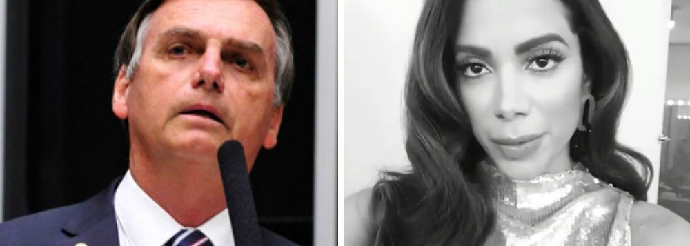 “Não voto em candidato machista e homofóbico”, diz Anitta “Não voto em candidato machista e homofóbico”, diz Anitta