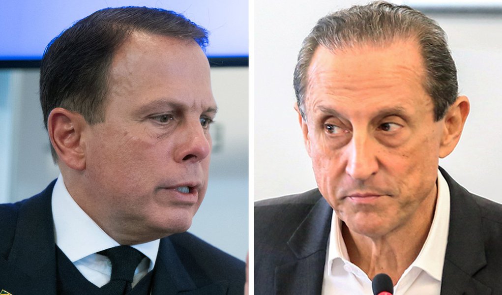 Folha já antevê derrota de Doria em São Paulo (Foto: World Economic Forum/Mattias Nutt | Flávio Florido/SEBRAE) Folha já antevê derrota de Doria em São Paulo