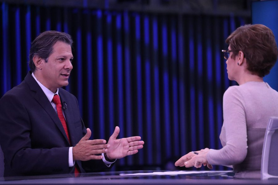 Avanço em pesquisas é soma de 'efeito Lula' e força do PT, diz Haddad (Foto: Divulgação) Avanço em pesquisas é soma de 'efeito Lula' e força do PT, diz Haddad