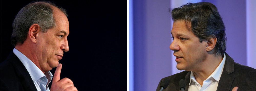 'Presidente tem que ter autocontrole', diz Haddad a Ciro (Foto: Reuters | Ricardo Stuckert) 'Presidente tem que ter autocontrole', diz Haddad a Ciro