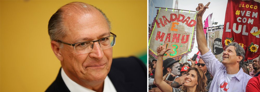 Alckmin reconhece: Haddad está no 2º turno Alckmin reconhece: Haddad está no 2º turno