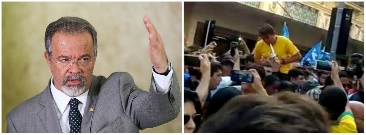PF abre segundo inquérito para investigar agressão a Bolsonaro (Foto: Esq.: Marcelo Camargo - ABR) PF abre segundo inquérito para investigar agressão a Bolsonaro