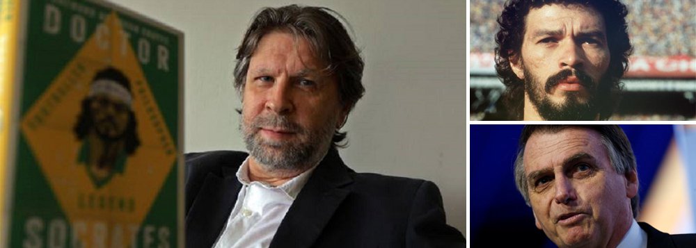 Apoio de jogadores a Bolsonaro deixaria Sócrates chocado, diz biógrafo Apoio de jogadores a Bolsonaro deixaria Sócrates chocado, diz biógrafo