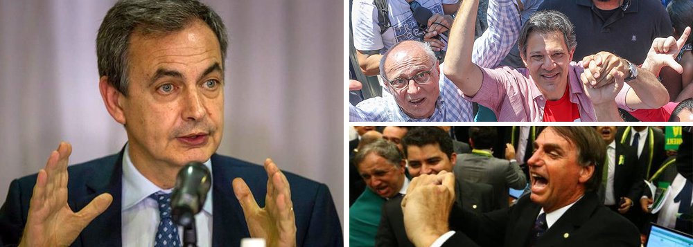 Zapatero: eleição no Brasil será decisiva para América Latina e o mundo Zapatero: eleição no Brasil será decisiva para América Latina e o mundo