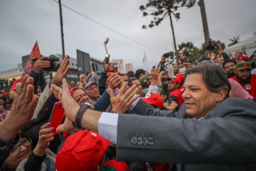 Ibope deve mostrar Haddad com 19%, no segundo turno contra Bolsonaro Ibope deve mostrar Haddad com 19%, no segundo turno contra Bolsonaro