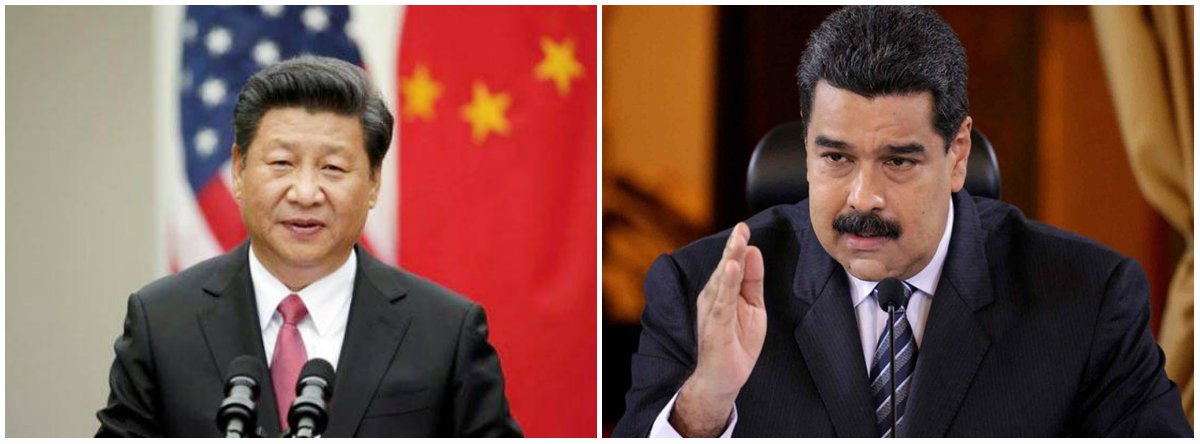 China ajudará Venezuela a resistir a sanções dos EUA (Foto: Esq.: Reuters / Dir.: Marco Bello - Reuters) China ajudará Venezuela a resistir a sanções dos EUA