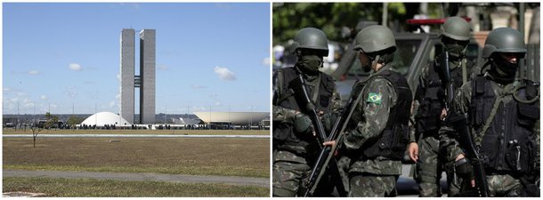 As duas faces do Exército (Foto: Dir.: Reuters) As duas faces do Exército