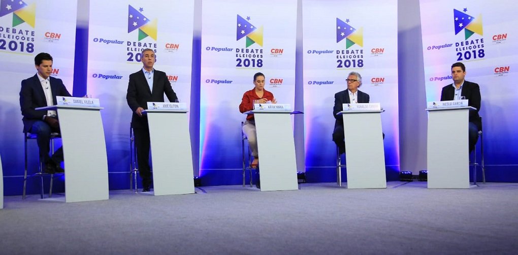 Debate O Popular: Zé Eliton vence duelo contra Caiado Debate O Popular: Zé Eliton vence duelo contra Caiado