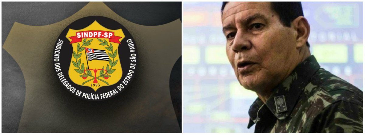 Sindicato de delegados manda recado a Mourão: Brasil não precisa de uma Constituição outorgada (Foto: Dir.: ABR) Sindicato de delegados manda recado a Mourão: Brasil não precisa de uma Constituição outorgada