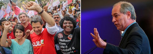 Datafolha: Haddad cresce 4 pontos e fica em segundo, empatado com Ciro Datafolha: Haddad cresce 4 pontos e fica em segundo, empatado com Ciro