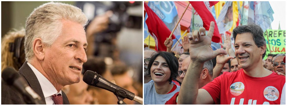 Após Vox Populi, Correia presta apoio a Haddad: é só o começo (Foto: Dir.: Stuckert) Após Vox Populi, Correia presta apoio a Haddad: é só o começo