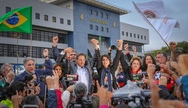 Haddad: a democracia e a justiça possível (Foto: Ricardo Stuckert) Haddad: a democracia e a justiça possível