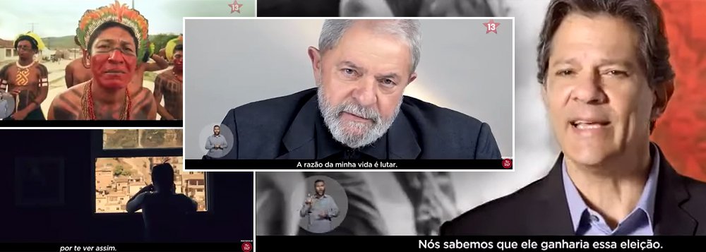 O primeiro vídeo de Lula para transferir milhões de votos para Haddad O primeiro vídeo de Lula para transferir milhões de votos para Haddad