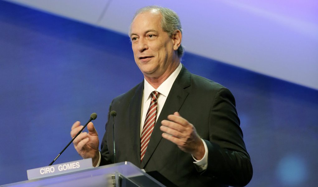 Ciro descarta pedir voto para Eunício no Ceará (Foto: Kelly Fuzaro/Band) Ciro descarta pedir voto para Eunício no Ceará