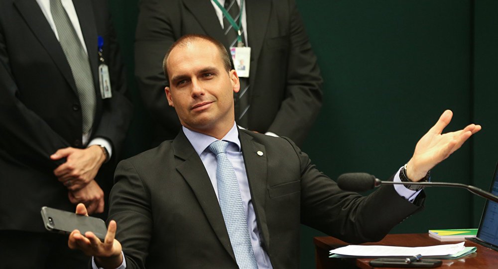 Chanceler paralelo, Eduardo Bolsonaro ataca Cuba, Venezuela e Nicarágua Chanceler paralelo, Eduardo Bolsonaro ataca Cuba, Venezuela e Nicarágua