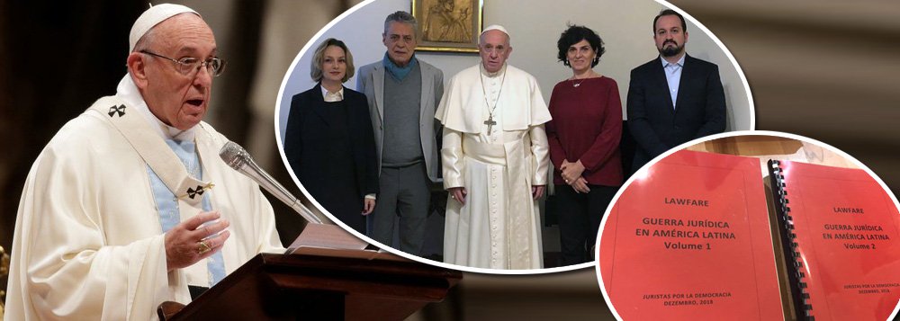 Papa reafirma a Chico Buarque: mídia difama, Judiciário condena e vem o golpe de Estado Papa reafirma a Chico Buarque: mídia difama, Judiciário condena e vem o golpe de Estado