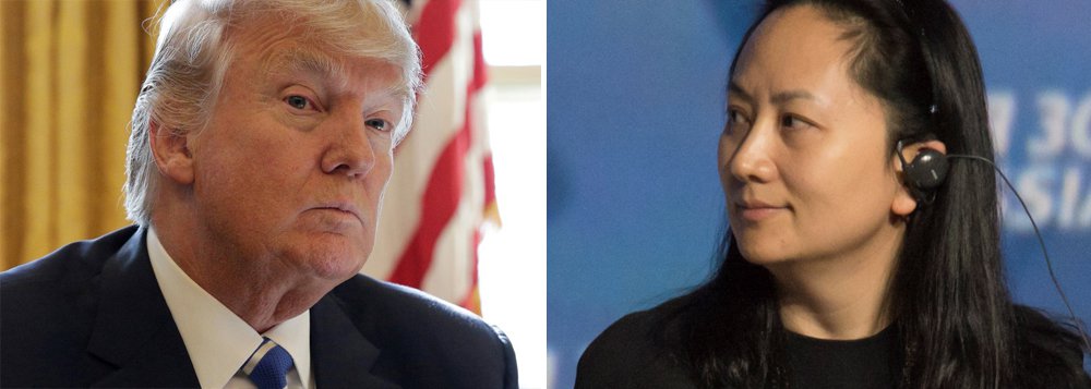 Trump admite interferir no caso de executiva chinesa para garantir acordo comercial Trump admite interferir no caso de executiva chinesa para garantir acordo comercial