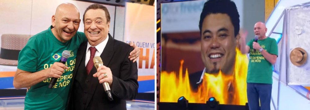 Raul Gil abre espaço no SBT para ataque gratuito contra Sakamoto Raul Gil abre espaço no SBT para ataque gratuito contra Sakamoto