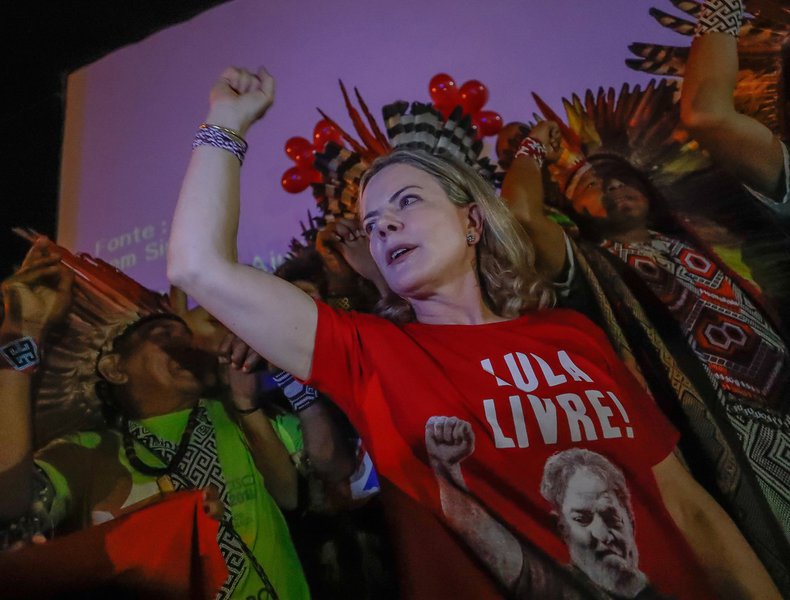 Gleisi: esses assassinatos na Paraíba demonstram a atual repressão contra os movimentos populares (Foto: Ricardo Stuckert) Gleisi: esses assassinatos na Paraíba demonstram a atual repressão contra os movimentos populares