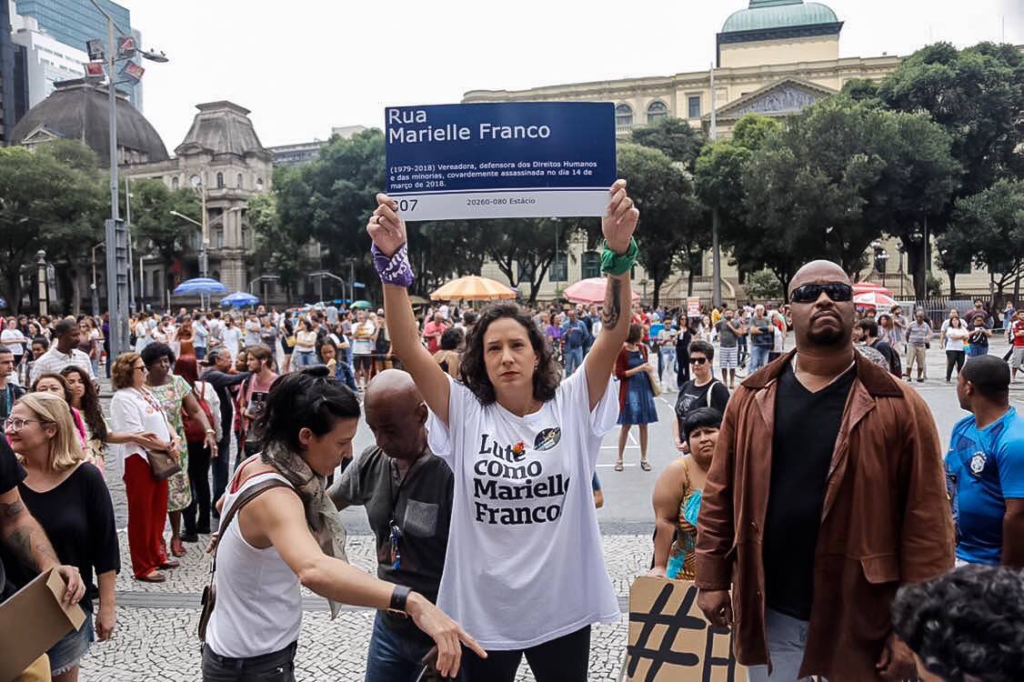Marielle Franco é homenageada no relatório da Rede de Justiça e Direitos Humanos (Foto: Emy Lobo / Mídia NINJA) Marielle Franco é homenageada no relatório da Rede de Justiça e Direitos Humanos
