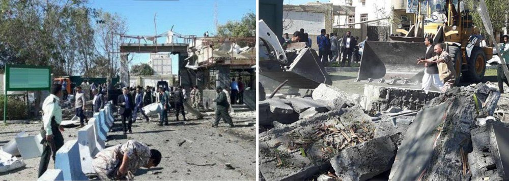 Irã sofre mais um atentado terrorista (Foto: Reprodução/Twitter) Irã sofre mais um atentado terrorista