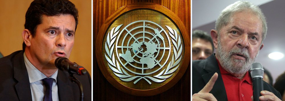ONU punirá o Brasil por perseguição de Moro contra Lula ONU punirá o Brasil por perseguição de Moro contra Lula