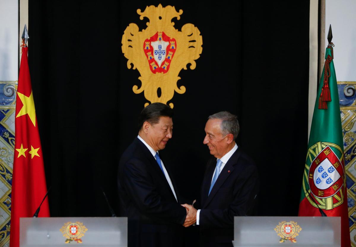 Em Portugal, Xi Jinping defende relações bilaterais e fortalecimento da União Europeia (Foto: PEDRO NUNES) Em Portugal, Xi Jinping defende relações bilaterais e fortalecimento da União Europeia