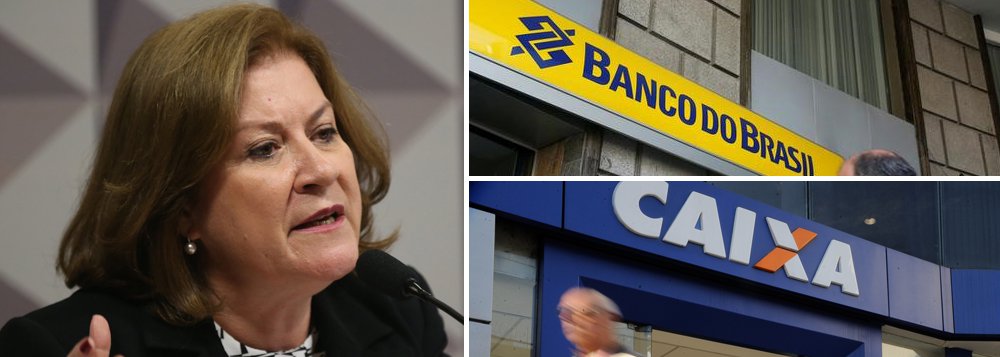 Miriam Belchior: BB e Caixa são essenciais e não podem ser privatizados Miriam Belchior: BB e Caixa são essenciais e não podem ser privatizados