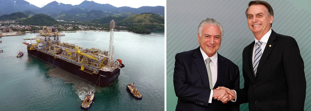 PL que vende nova fatia do pré-sal é alvo de costura entre Temer e Bolsonaro PL que vende nova fatia do pré-sal é alvo de costura entre Temer e Bolsonaro
