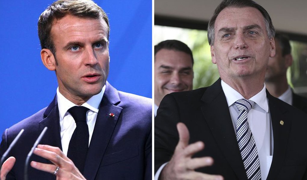 Macron isola Bolsonaro: sem acordo ambiental, não tem acordo comercial www.brasil247.com - Macron isola Bolsonaro: sem acordo ambiental, não tem acordo comercial