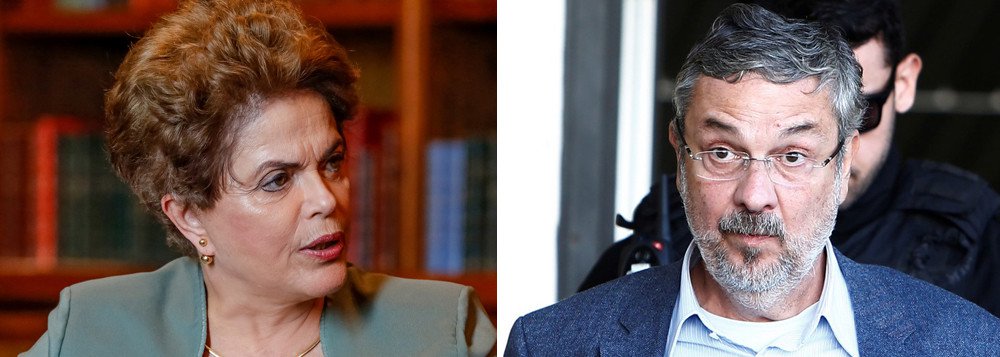 Dilma rebate “mentiras” da delação de Palocci Dilma rebate “mentiras” da delação de Palocci